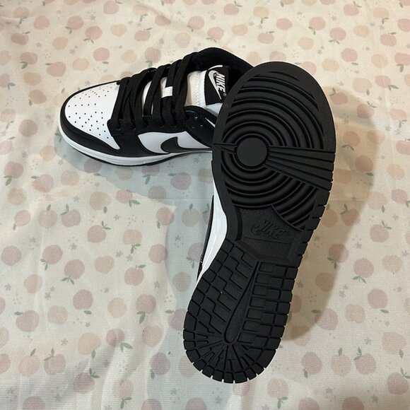 Nike Dunk Low Retro Panda Black Sneakers - Picture 5 of 7